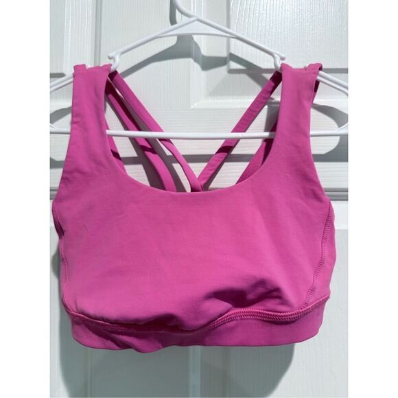 Lululemon Raspberry Extra Support Sports Bra Women's Size 4 - Picture 1 of 9
